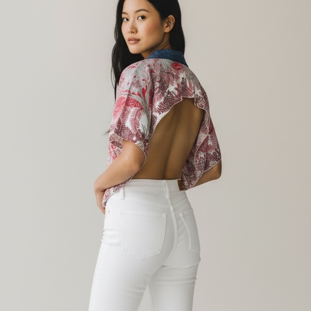 Hermès Petit h Surprise Print Backless Silk Tunic Top – One-of-a-Kind